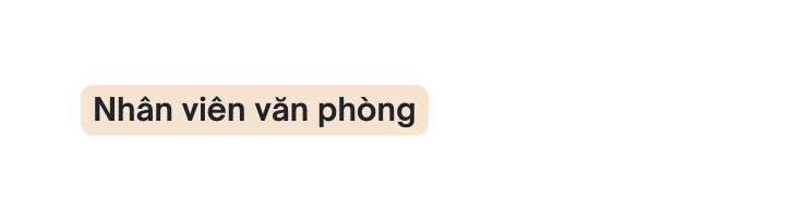 Nhân viên văn phòng